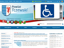 Tablet Screenshot of niepelnosprawni.powiat.tczew.pl