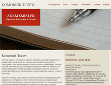 Tablet Screenshot of komornik.tczew.pl