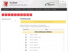 Tablet Screenshot of meteor.tczew.pl