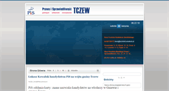 Desktop Screenshot of pis.tczew.pl
