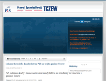 Tablet Screenshot of pis.tczew.pl