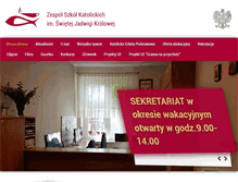 Tablet Screenshot of katolik.tczew.pl